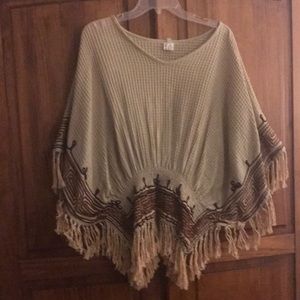 Handmade poncho